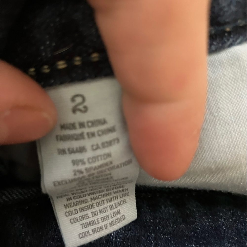 American Eagle Stretch Denim Shorts Size 2 - Picture 2 of 3